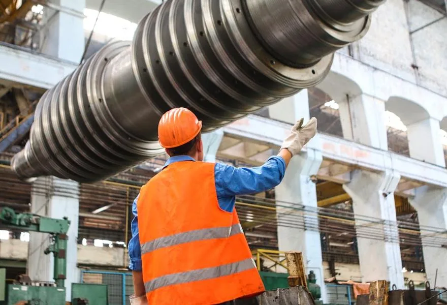 Industrial worker on the plant floor